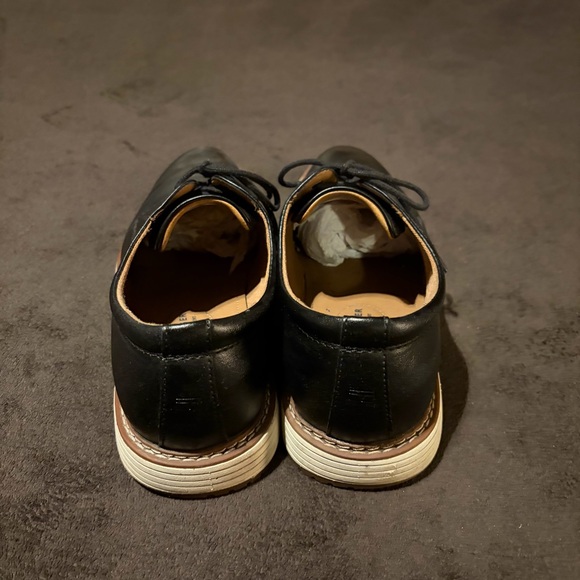 Tommy Hilfiger Black Leather Derby Shoes main image 8